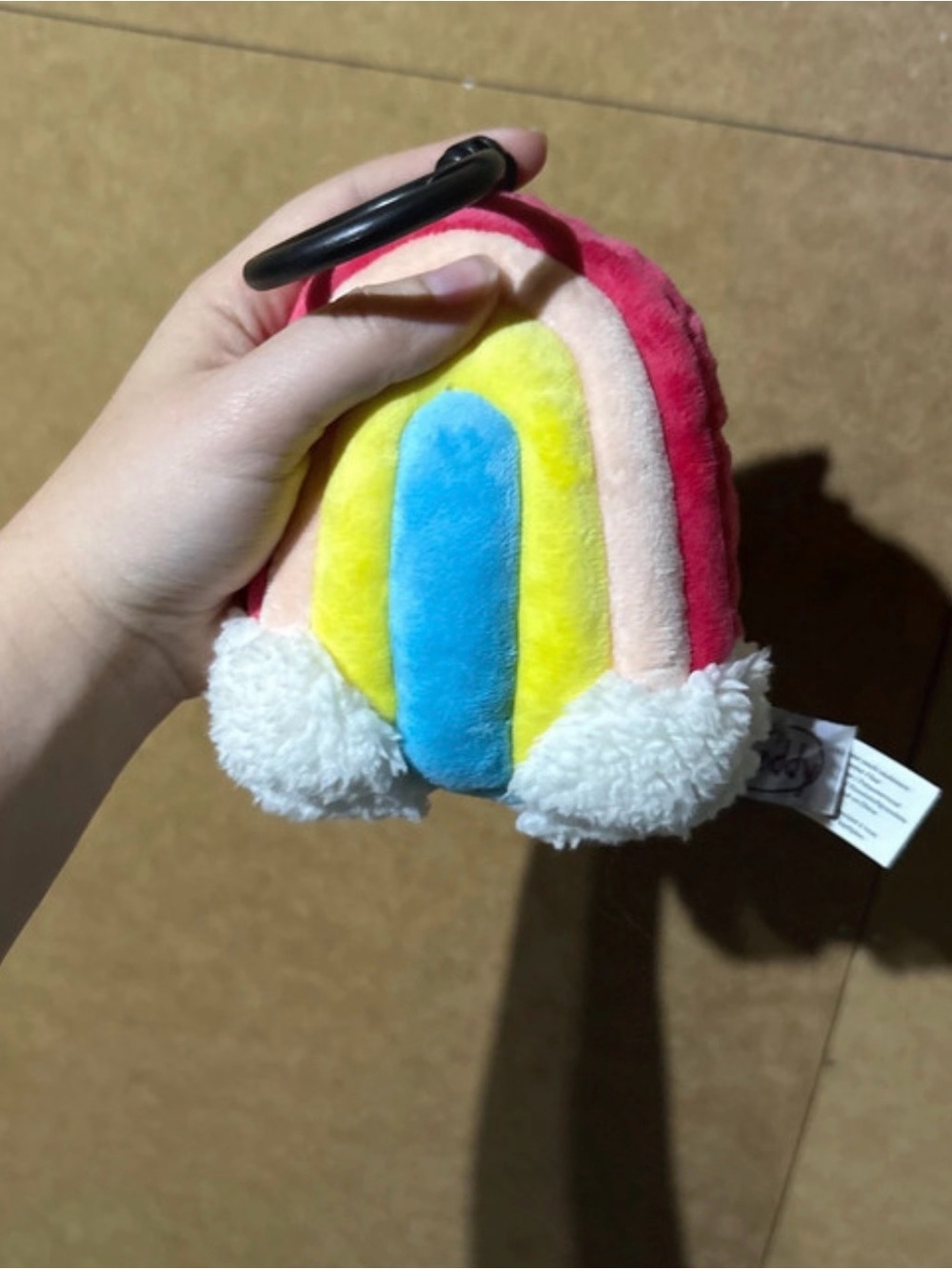 Scentsy Plush Rainbow Clip - Pink, Yellow & Blue